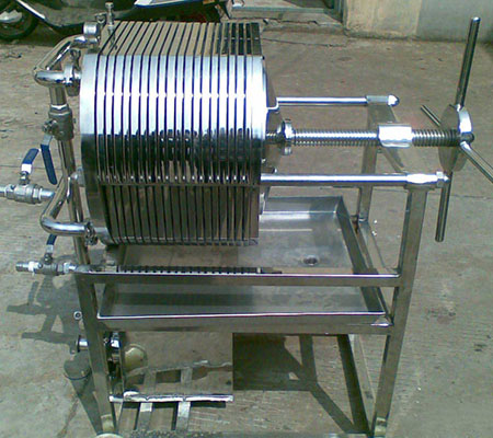 SS mobile filter press small filter press filter