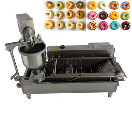 Electric heat automatic donut making machine 450 pieces per hour donut maker